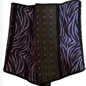 Purple and Black Corset